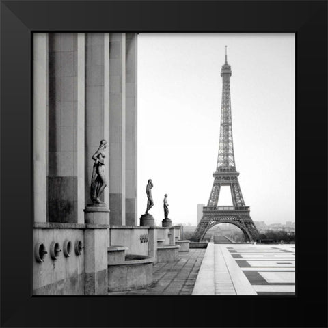 Tour Eiffel - 5 Black Modern Wood Framed Art Print by Blaustein, Alan