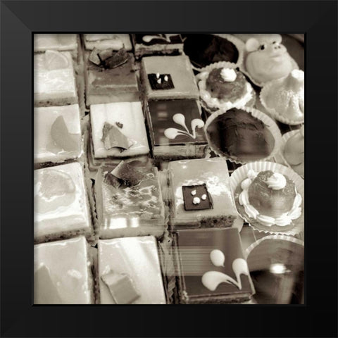 Marketplace - 7 Black Modern Wood Framed Art Print by Blaustein, Alan