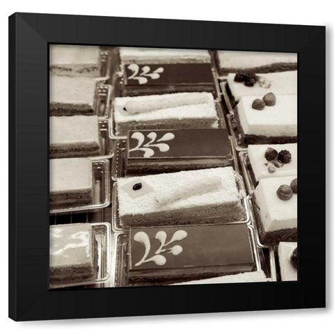 Marketplace - 30 Black Modern Wood Framed Art Print by Blaustein, Alan