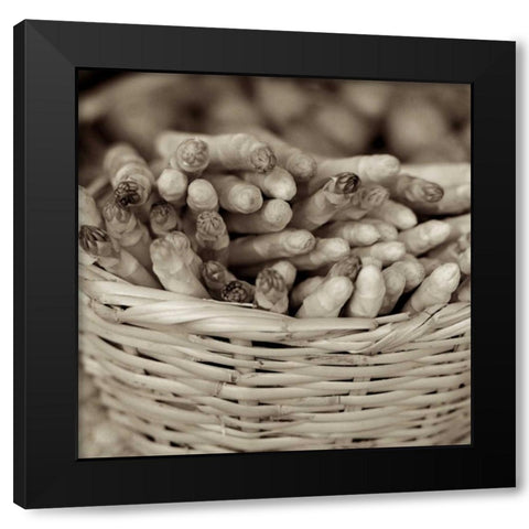 Marketplace - 27 Black Modern Wood Framed Art Print by Blaustein, Alan