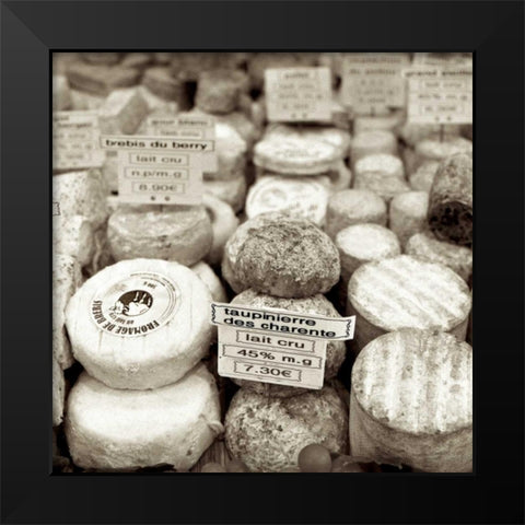 Marketplace - 5 Black Modern Wood Framed Art Print by Blaustein, Alan