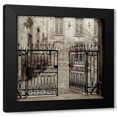 Avignon - 2 Black Modern Wood Framed Art Print with Double Matting by Blaustein, Alan