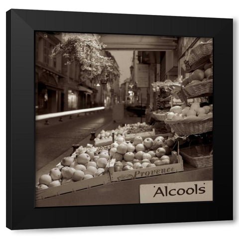 Marketplace - 3 Black Modern Wood Framed Art Print with Double Matting by Blaustein, Alan