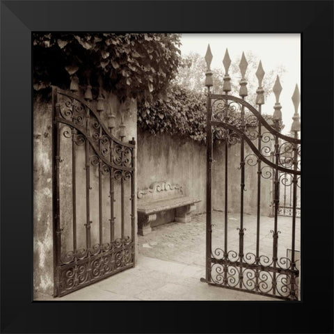 Avignon - 1 Black Modern Wood Framed Art Print by Blaustein, Alan