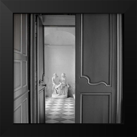 Chateau - 2 Black Modern Wood Framed Art Print by Blaustein, Alan