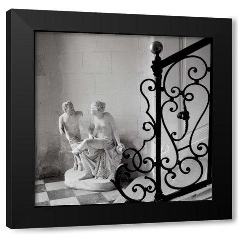 Chateau - 1 Black Modern Wood Framed Art Print by Blaustein, Alan