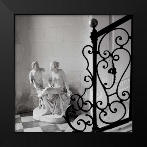 Chateau - 1 Black Modern Wood Framed Art Print by Blaustein, Alan