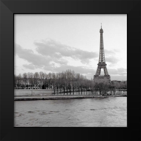 Tour Eiffel - 6 Black Modern Wood Framed Art Print by Blaustein, Alan