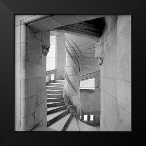 Chateau - 3 Black Modern Wood Framed Art Print by Blaustein, Alan