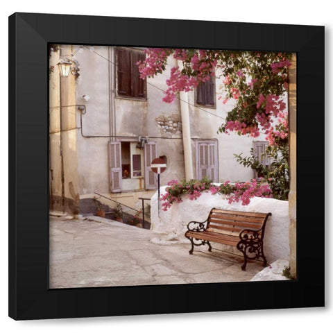 Provence - 1 Black Modern Wood Framed Art Print by Blaustein, Alan