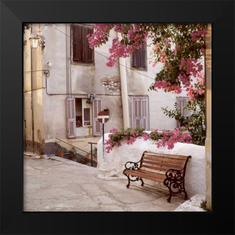 Provence - 1 Black Modern Wood Framed Art Print by Blaustein, Alan