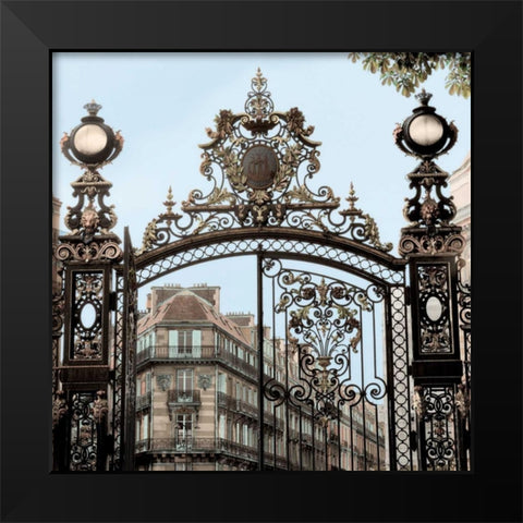 Paris Gates - 2 Black Modern Wood Framed Art Print by Blaustein, Alan