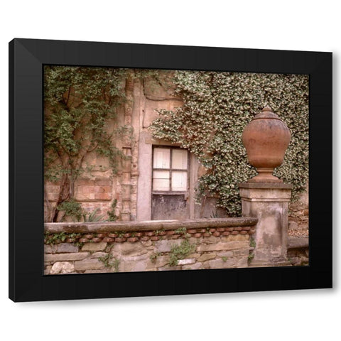 Banc de Jardin - 21 Black Modern Wood Framed Art Print by Blaustein, Alan