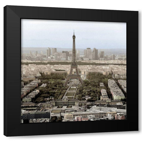 Tour Eiffel - 14 Black Modern Wood Framed Art Print with Double Matting by Blaustein, Alan