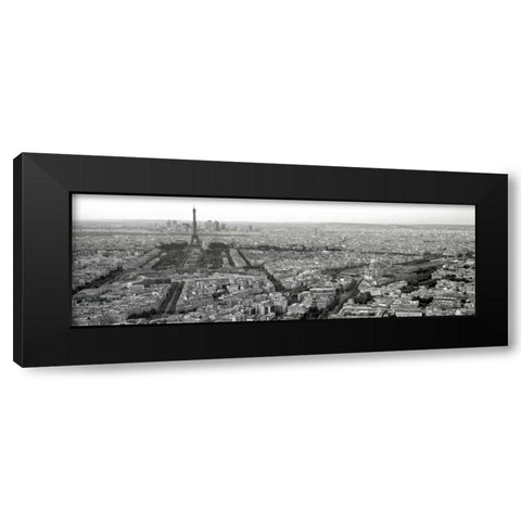Paris By Day Black Modern Wood Framed Art Print with Double Matting by Blaustein, Alan
