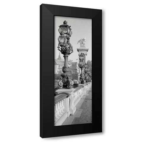 Paris - 1 Black Modern Wood Framed Art Print by Blaustein, Alan