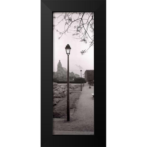 Blois Parc Black Modern Wood Framed Art Print by Blaustein, Alan