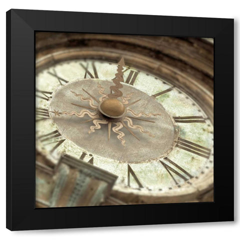il Grande Orologio - 1 Color Black Modern Wood Framed Art Print with Double Matting by Blaustein, Alan