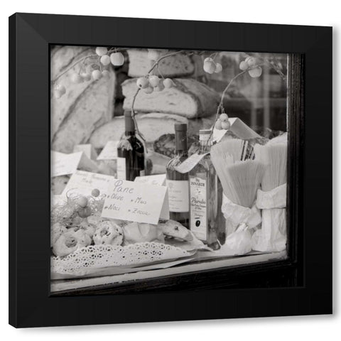 Pane e Vino - 1 Black Modern Wood Framed Art Print by Blaustein, Alan
