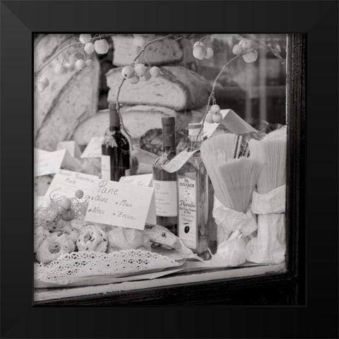 Pane e Vino - 1 Black Modern Wood Framed Art Print by Blaustein, Alan