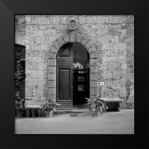 Tuscany - 1 Black Modern Wood Framed Art Print by Blaustein, Alan
