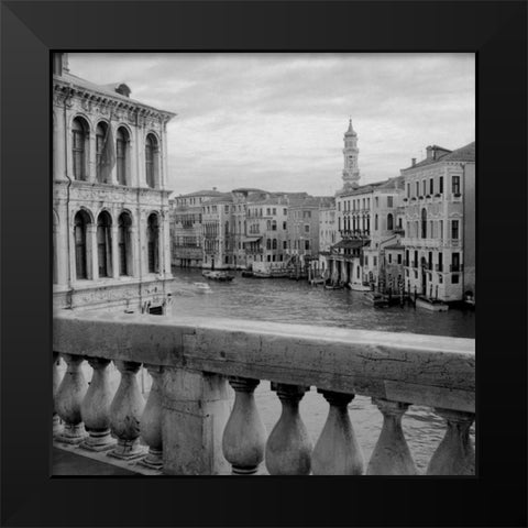 Venezia - 27 Black Modern Wood Framed Art Print by Blaustein, Alan