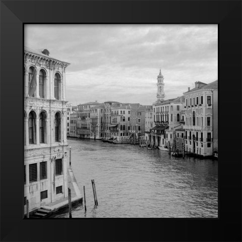 Venezia - 26 Black Modern Wood Framed Art Print by Blaustein, Alan