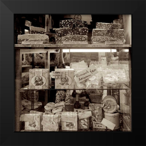 Marketplace - 31 Black Modern Wood Framed Art Print by Blaustein, Alan