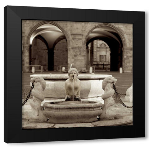 Bergamo - 1 Black Modern Wood Framed Art Print by Blaustein, Alan