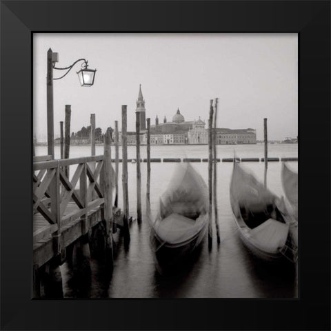 Venezia - 2 Black Modern Wood Framed Art Print by Blaustein, Alan