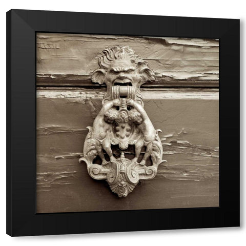 La Porta Soprammobile - 2 Black Modern Wood Framed Art Print with Double Matting by Blaustein, Alan