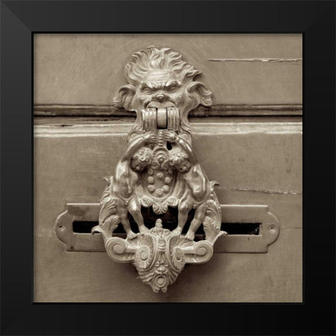 La Porta Soprammobile - 4 Black Modern Wood Framed Art Print by Blaustein, Alan