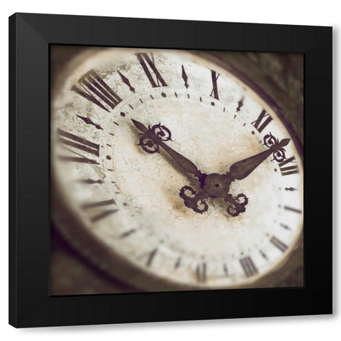 il Grande Orologio - 3 Color Black Modern Wood Framed Art Print with Double Matting by Blaustein, Alan
