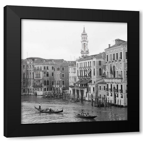 Venezia - 29 Black Modern Wood Framed Art Print by Blaustein, Alan
