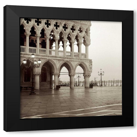 Venezia - 13 Black Modern Wood Framed Art Print by Blaustein, Alan