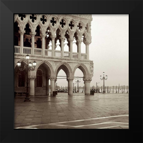 Venezia - 13 Black Modern Wood Framed Art Print by Blaustein, Alan