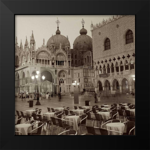 Venezia - 12 Black Modern Wood Framed Art Print by Blaustein, Alan
