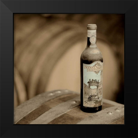 Wine - 4 Black Modern Wood Framed Art Print by Blaustein, Alan