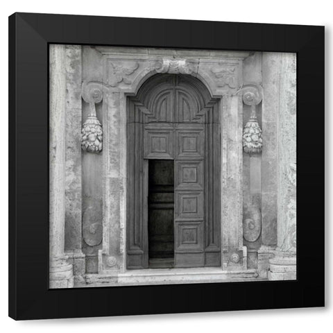 Tuscany - 7 Black Modern Wood Framed Art Print with Double Matting by Blaustein, Alan