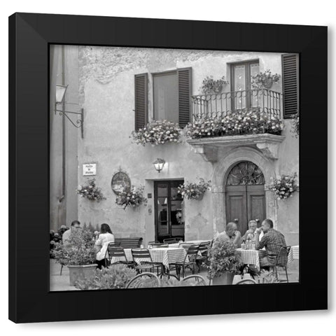 Tuscan Caffe - 25 Black Modern Wood Framed Art Print by Blaustein, Alan