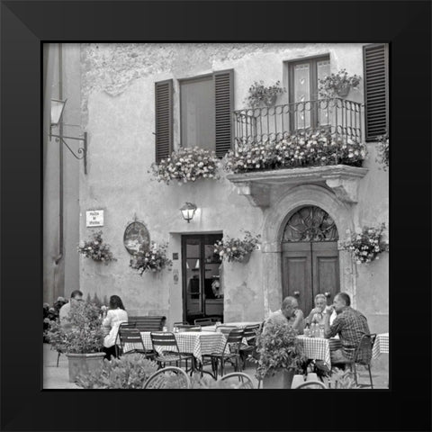 Tuscan Caffe - 25 Black Modern Wood Framed Art Print by Blaustein, Alan