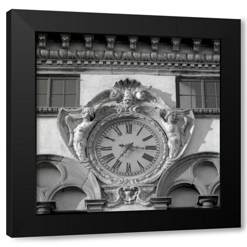 il Grande Orologio - 2 Black Modern Wood Framed Art Print by Blaustein, Alan