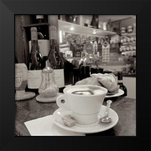 Tuscan Caffe - 32 Black Modern Wood Framed Art Print by Blaustein, Alan