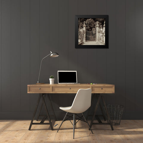 Tuscany - 11 Black Modern Wood Framed Art Print by Blaustein, Alan