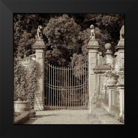 Tuscany - 11 Black Modern Wood Framed Art Print by Blaustein, Alan