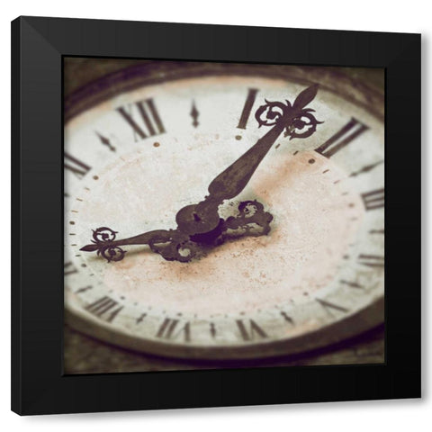 il Grande Orologio Color Black Modern Wood Framed Art Print by Blaustein, Alan