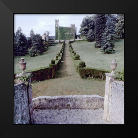 Giardini Italiano - 20 Black Modern Wood Framed Art Print by Blaustein, Alan