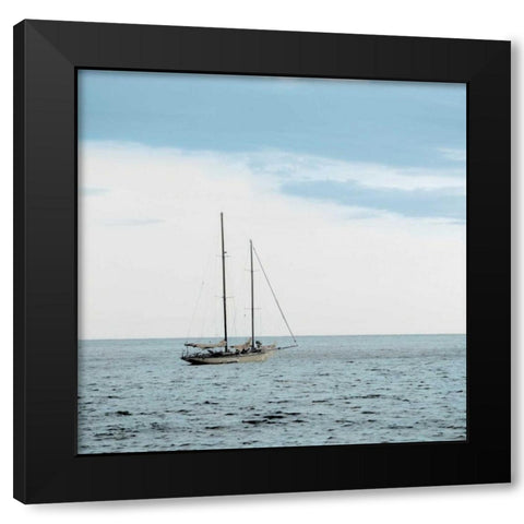Lago Vista - 29 Black Modern Wood Framed Art Print by Blaustein, Alan
