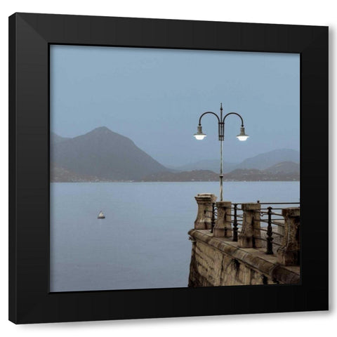 Lake Vista - 6 Black Modern Wood Framed Art Print with Double Matting by Blaustein, Alan