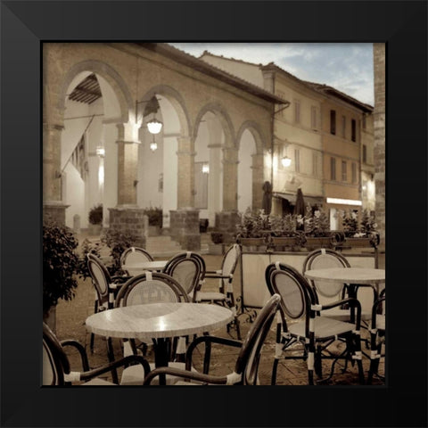 Tuscany Caffe - 10 Black Modern Wood Framed Art Print by Blaustein, Alan